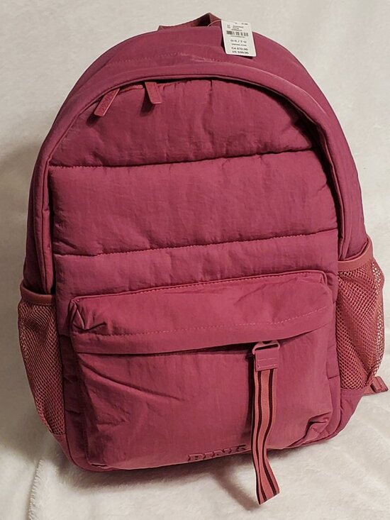 PINK Victoria’s Secret quilted Puffer Backpack - Mauve Color New w/tags! main image 13
